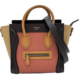 セリーヌ CELINE ラゲージナノショッパー 168243 トリコロール/マルチカラー カーフスキン レディース ショルダーバッグ