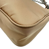 プラダ PRADA Re-Editionショルダーバッグ 1BH204 ベージュ シルバー金具 ナイロン レディース ショルダーバッグ