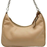 プラダ PRADA Re-Editionショルダーバッグ 1BH204 ベージュ シルバー金具 ナイロン レディース ショルダーバッグ