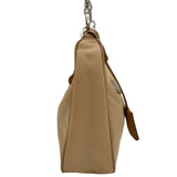 プラダ PRADA Re-Editionショルダーバッグ 1BH204 ベージュ シルバー金具 ナイロン レディース ショルダーバッグ