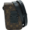 ルイ・ヴィトン LOUIS VUITTON Sロックヴェルティカル・ヴェアラブルウォレット M81522 ブラウン モノグラム/マカサー レディース ショルダーバッグ