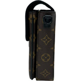 ルイ・ヴィトン LOUIS VUITTON Sロックヴェルティカル・ヴェアラブルウォレット M81522 ブラウン モノグラム/マカサー レディース ショルダーバッグ