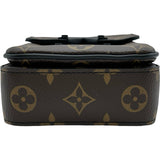 ルイ・ヴィトン LOUIS VUITTON Sロックヴェルティカル・ヴェアラブルウォレット M81522 ブラウン モノグラム/マカサー レディース ショルダーバッグ