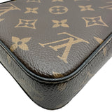 ルイ・ヴィトン LOUIS VUITTON Sロックヴェルティカル・ヴェアラブルウォレット M81522 ブラウン モノグラム/マカサー レディース ショルダーバッグ