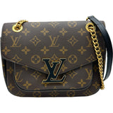 ルイ・ヴィトン LOUIS VUITTON パッシー M45592 ブラウン モノグラムキャンバス レディース ショルダーバッグ