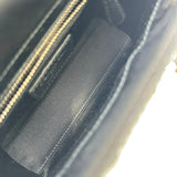 クリスチャン・ディオール Christian Dior レディディオールミニ M0500PRTC ブラック シルバー金具 サテン/ビジュー レディース ショルダーバッグ