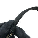 クリスチャン・ディオール Christian Dior レディディオールミニ M0500PRTC ブラック シルバー金具 サテン/ビジュー レディース ショルダーバッグ