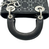 クリスチャン・ディオール Christian Dior レディディオールミニ M0500PRTC ブラック シルバー金具 サテン/ビジュー レディース ショルダーバッグ
