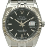 ロレックス ROLEX デイトジャスト36 116234 ブラック ホワイトゴールド/ステンレススチール 自動巻き メンズ 腕時計