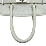 エルメス HERMES バーキン30 □M刻印 ホワイト シルバー金具 トリヨン レディース ハンドバッグ