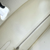 エルメス HERMES バーキン30 □M刻印 ホワイト シルバー金具 トリヨン レディース ハンドバッグ