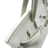 エルメス HERMES バーキン30 □M刻印 ホワイト シルバー金具 トリヨン レディース ハンドバッグ