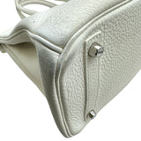 エルメス HERMES バーキン30 □M刻印 ホワイト シルバー金具 トリヨン レディース ハンドバッグ