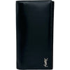 YVES SAINT LAURENT ファスナー長財布 607746 ブラック シルバー金具 マットレザー メンズ 長財布