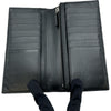 YVES SAINT LAURENT ファスナー長財布 607746 ブラック シルバー金具 マットレザー メンズ 長財布