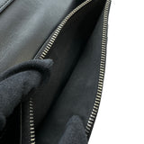 YVES SAINT LAURENT ファスナー長財布 607746 ブラック シルバー金具 マットレザー メンズ 長財布