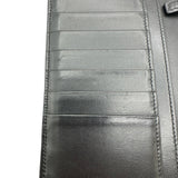 YVES SAINT LAURENT ファスナー長財布 607746 ブラック シルバー金具 マットレザー メンズ 長財布