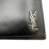 YVES SAINT LAURENT ファスナー長財布 607746 ブラック シルバー金具 マットレザー メンズ 長財布