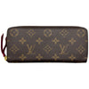 ルイ・ヴィトン LOUIS VUITTON ポルトフォイユ・クレマンス M60742 ブラウン/フューシャ モノグラム・キャンバス レディース 長財布