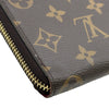 ルイ・ヴィトン LOUIS VUITTON ポルトフォイユ・クレマンス M60742 ブラウン/フューシャ モノグラム・キャンバス レディース 長財布