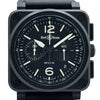 ベル＆ロス Bell & Ross ブラックマット BR0394-BL-CE ブラック セラミック 自動巻き メンズ 腕時計