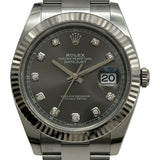 ロレックス ROLEX デイトジャスト41 スレート 126334G グレー ホワイトゴールド/ステンレススチール 自動巻き メンズ 腕時計