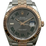 ロレックス ROLEX デイトジャスト41 スレート 126331 グレー ピンクゴールド/ステンレススチール 自動巻き メンズ 腕時計