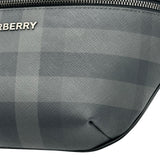 バーバリー BURBERRY ロンドンチェックベルトバッグ 8073267 グレー PVC ユニセックス ボディバッグ