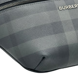 バーバリー BURBERRY ロンドンチェックベルトバッグ 8073267 グレー PVC ユニセックス ボディバッグ