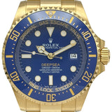 ロレックス ROLEX ディープシー 136668LB ブルー ゴールド 自動巻き メンズ 腕時計