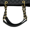 シャネル CHANEL GSTチェーントートバッグ A50995 15番台 ブラック ゴールド金具 キャビアスキン レディース トートバッグ