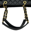 シャネル CHANEL GSTチェーントートバッグ A50995 15番台 ブラック ゴールド金具 キャビアスキン レディース トートバッグ