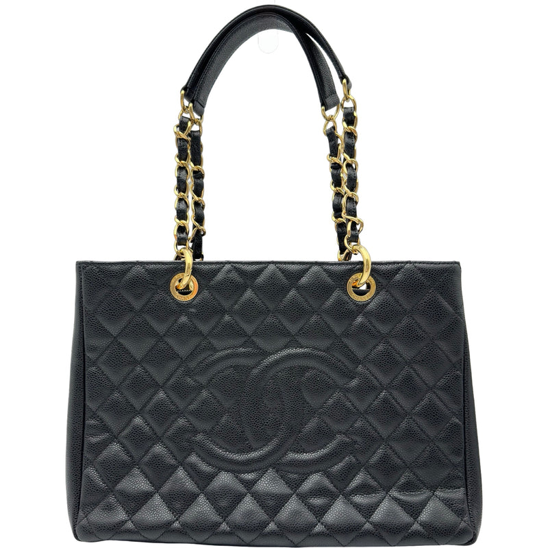 シャネル CHANEL GSTチェーントートバッグ A50995 15番台 ブラック