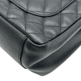 シャネル CHANEL GSTチェーントートバッグ A50995 15番台 ブラック ゴールド金具 キャビアスキン レディース トートバッグ