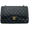 シャネル CHANEL デカマトラッセ30 A58600 17番台 ブラック ゴールド金具 キャビアスキン レディース ショルダーバッグ