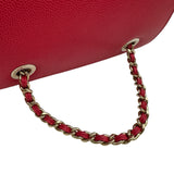 シャネル CHANEL マトラッセチェーンバックパック A93748 24番台 レッド ゴールド金具 キャビアスキン レディース リュック・デイパック