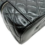 シャネル CHANEL バニティケース ショルダーバッグ AP2917 ブラック　ゴールド金具 シャイニーパテント レディース ショルダーバッグ
