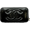 シャネル CHANEL バニティケース ショルダーバッグ AP2917 ブラック　ゴールド金具 シャイニーパテント レディース ショルダーバッグ