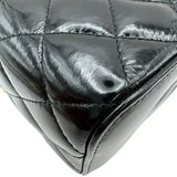 シャネル CHANEL バニティケース ショルダーバッグ AP2917 ブラック　ゴールド金具 シャイニーパテント レディース ショルダーバッグ