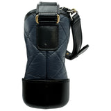 シャネル CHANEL ガブリエルスモールホーボーショルダーバッグ A91810 28番台 ネイビー シルバー/ゴールド金具 ラム/カーフ レディース ショルダーバッグ