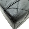 シャネル CHANEL バニティチェーンショルダーバッグ ブラック ゴールド金具 キャビアスキン レディース ショルダーバッグ