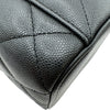 シャネル CHANEL バニティチェーンショルダーバッグ ブラック ゴールド金具 キャビアスキン レディース ショルダーバッグ