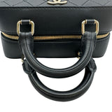シャネル CHANEL バニティショルダーバッグ AS1286 29番台 ブラック ゴールド金具 ラム レディース ショルダーバッグ