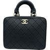 シャネル CHANEL バニティショルダーバッグ AS1286 29番台 ブラック ゴールド金具 ラム レディース ショルダーバッグ