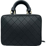 シャネル CHANEL バニティショルダーバッグ AS1286 29番台 ブラック ゴールド金具 ラム レディース ショルダーバッグ
