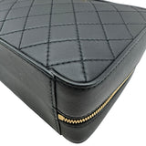 シャネル CHANEL バニティショルダーバッグ AS1286 29番台 ブラック ゴールド金具 ラム レディース ショルダーバッグ