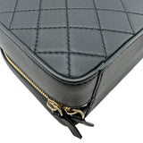 シャネル CHANEL バニティショルダーバッグ AS1286 29番台 ブラック ゴールド金具 ラム レディース ショルダーバッグ