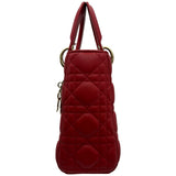 クリスチャン・ディオール Christian Dior レディディオール レッド ゴールド金具 カナージュ レディース ショルダーバッグ