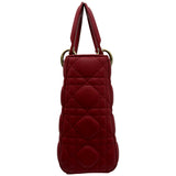 クリスチャン・ディオール Christian Dior レディディオール レッド ゴールド金具 カナージュ レディース ショルダーバッグ