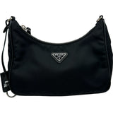プラダ PRADA Re-Edition2005ショルダーバッグ 1BH204 ブラック ナイロン レディース ショルダーバッグ